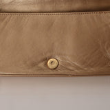 Chanel 2000 Gold East West Chocolate Bar Bag - FashioNica