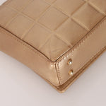 Chanel 2000 Gold East West Chocolate Bar Bag - FashioNica