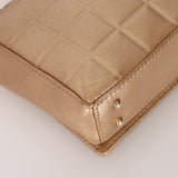Chanel 2000 Gold East West Chocolate Bar Bag - FashioNica
