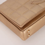 Chanel 2000 Gold East West Chocolate Bar Bag - FashioNica