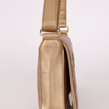 Chanel 2000 Gold East West Chocolate Bar Bag - FashioNica