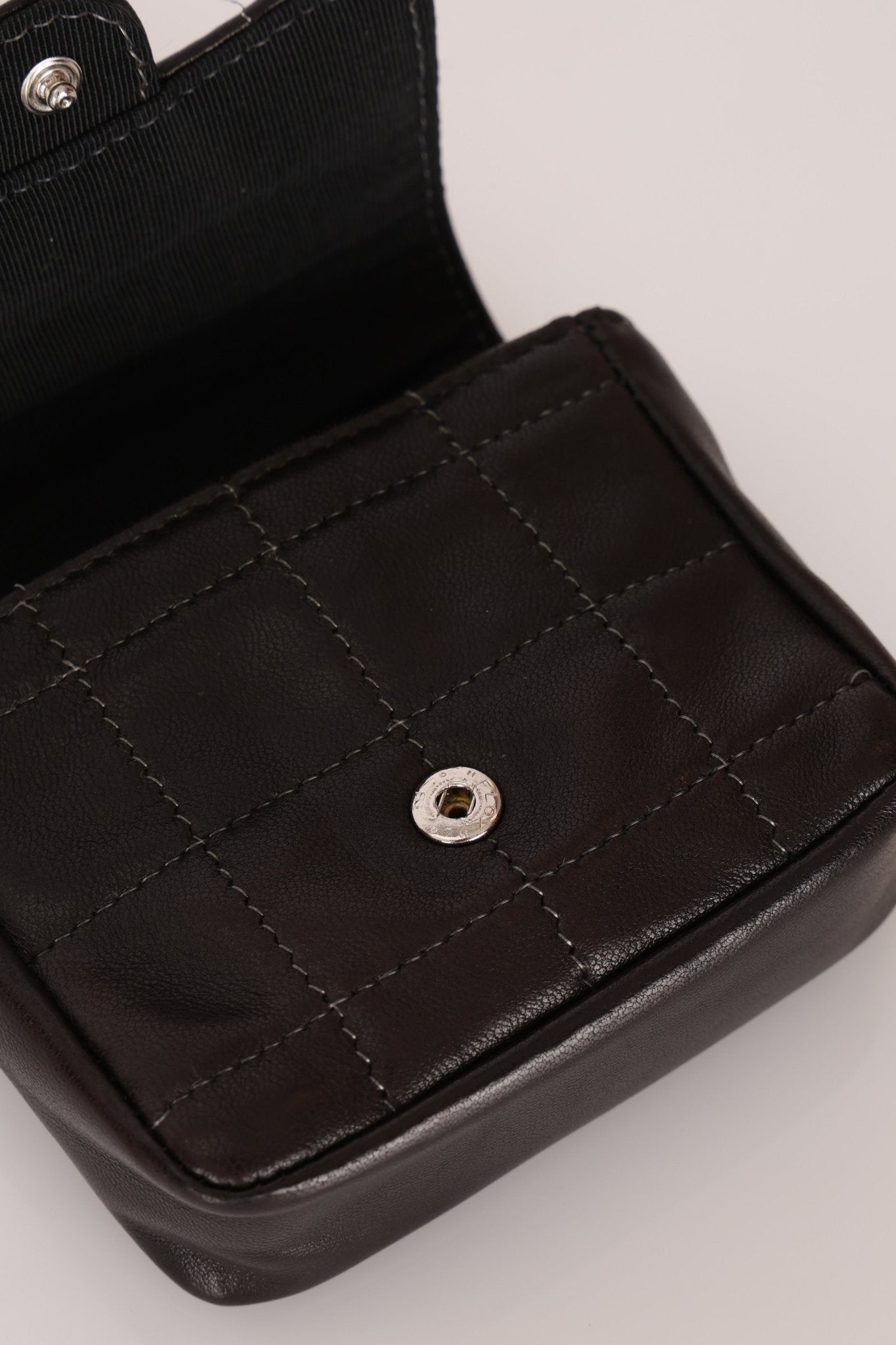 Chanel 2000 Lambskin Chocolate Bar Micro Crossbody - FashioNica