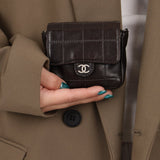 Chanel 2000 Lambskin Chocolate Bar Micro Crossbody - FashioNica