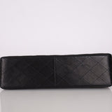 Chanel 2000 Lambskin Jumbo 24KGP Turnlock Single Flap - FashioNica