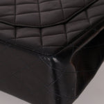 Chanel 2000 Lambskin Jumbo 24KGP Turnlock Single Flap - FashioNica