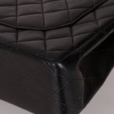 Chanel 2000 Lambskin Jumbo 24KGP Turnlock Single Flap - FashioNica