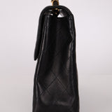 Chanel 2000 Lambskin Jumbo 24KGP Turnlock Single Flap - FashioNica