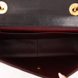 Chanel 2000 Lambskin Jumbo 24KGP Turnlock Single Flap - FashioNica