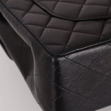 Chanel 2000 Lambskin Jumbo 24KGP Turnlock Single Flap - FashioNica