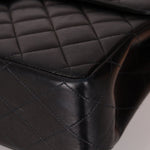 Chanel 2000 Lambskin Jumbo 24KGP Turnlock Single Flap - FashioNica