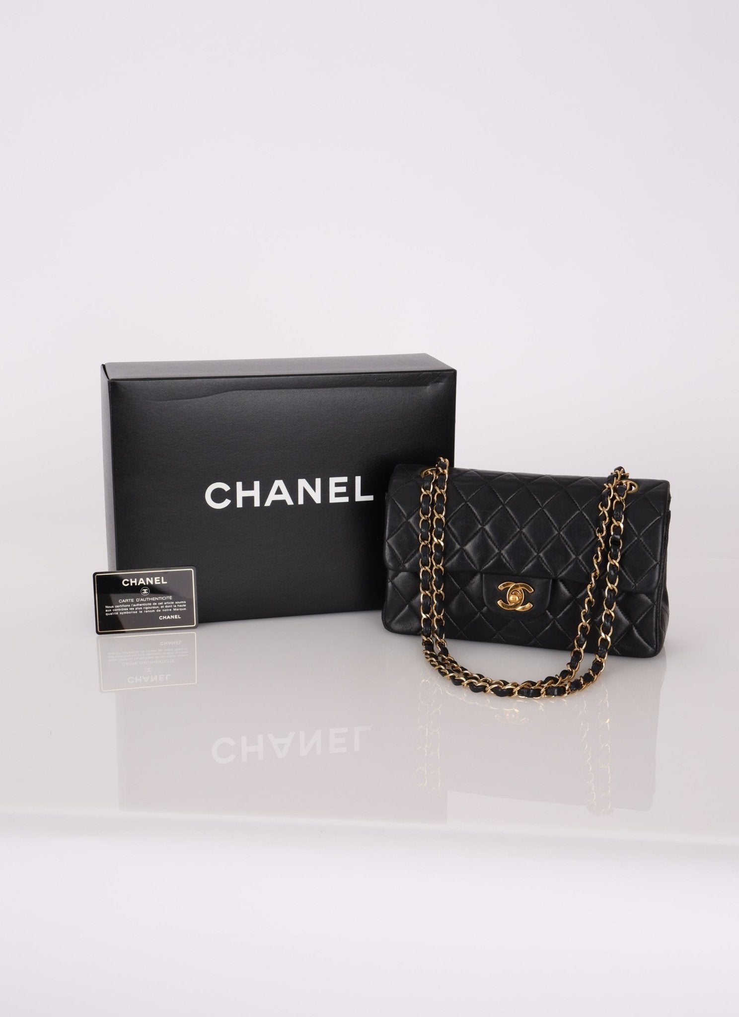 Chanel 2000 Lambskin Small Double Flap - FashioNica