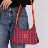 Chanel 2000 Lambskin Timeless Chocolate Bar Tote Shoulder Bag 24K GP - FashioNica