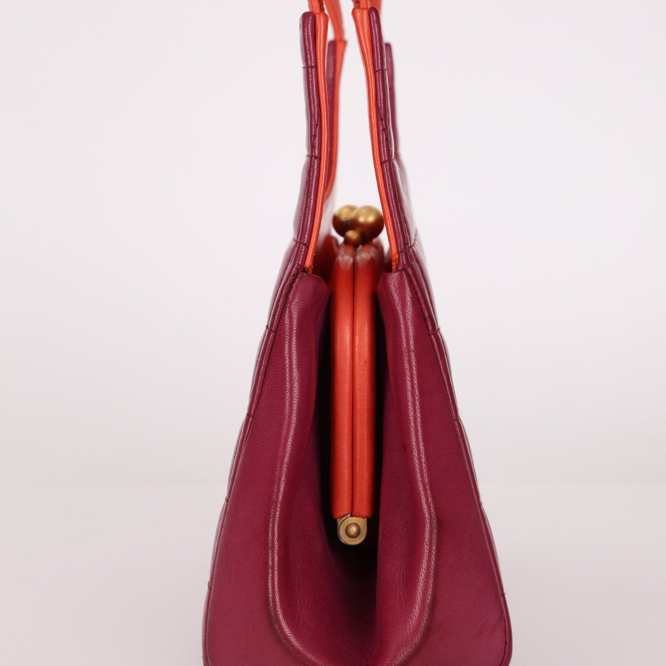 Chanel 2000 Lambskin Timeless Chocolate Bar Tote Shoulder Bag 24K GP - FashioNica