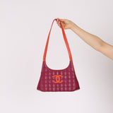 Chanel 2000 Lambskin Timeless Chocolate Bar Tote Shoulder Bag 24K GP - FashioNica