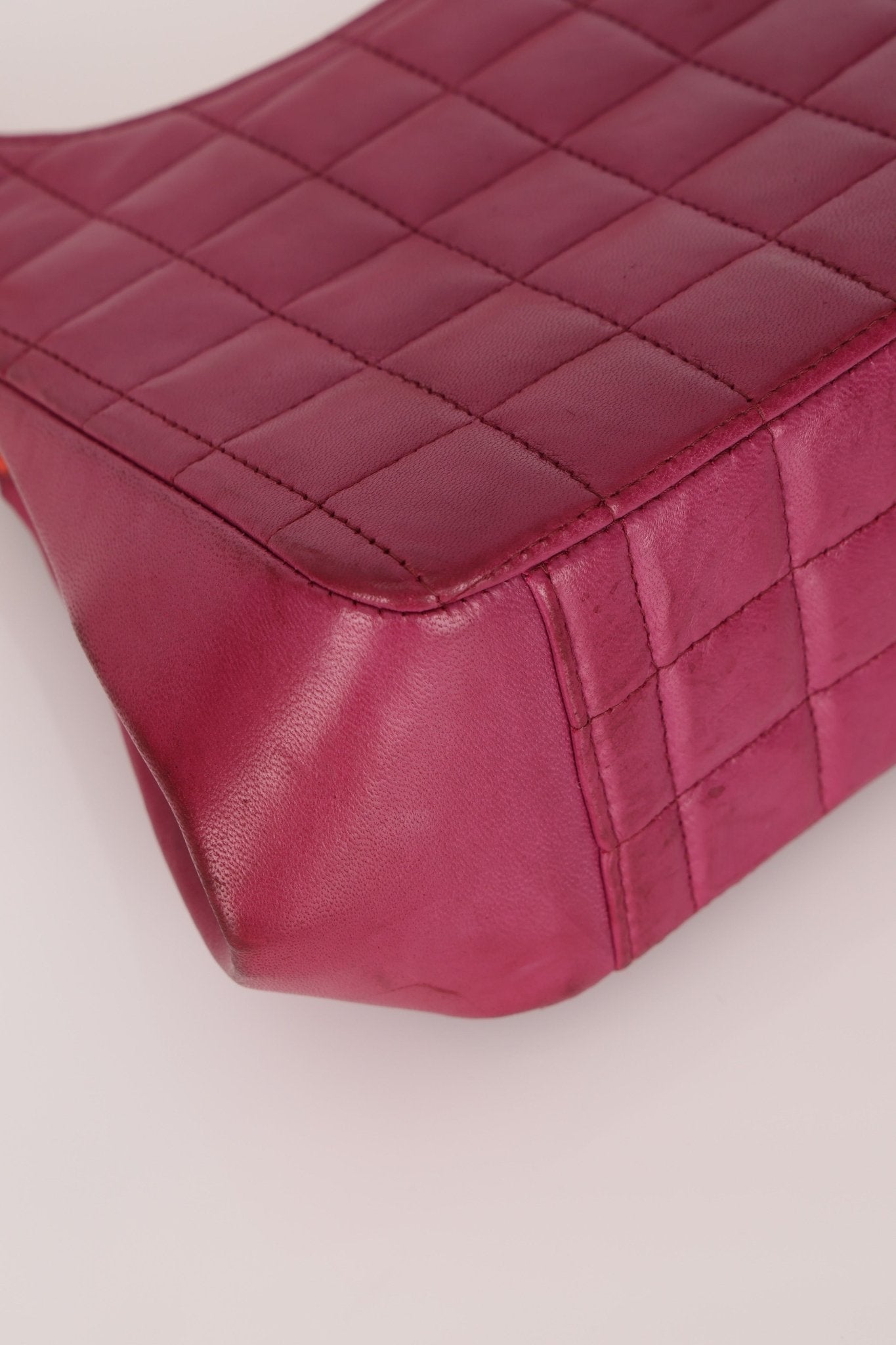 Chanel 2000 Lambskin Timeless Chocolate Bar Tote Shoulder Bag 24K GP - FashioNica