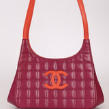 Chanel 2000 Lambskin Timeless Chocolate Bar Tote Shoulder Bag 24K GP - FashioNica