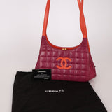 Chanel 2000 Lambskin Timeless Chocolate Bar Tote Shoulder Bag 24K GP - FashioNica