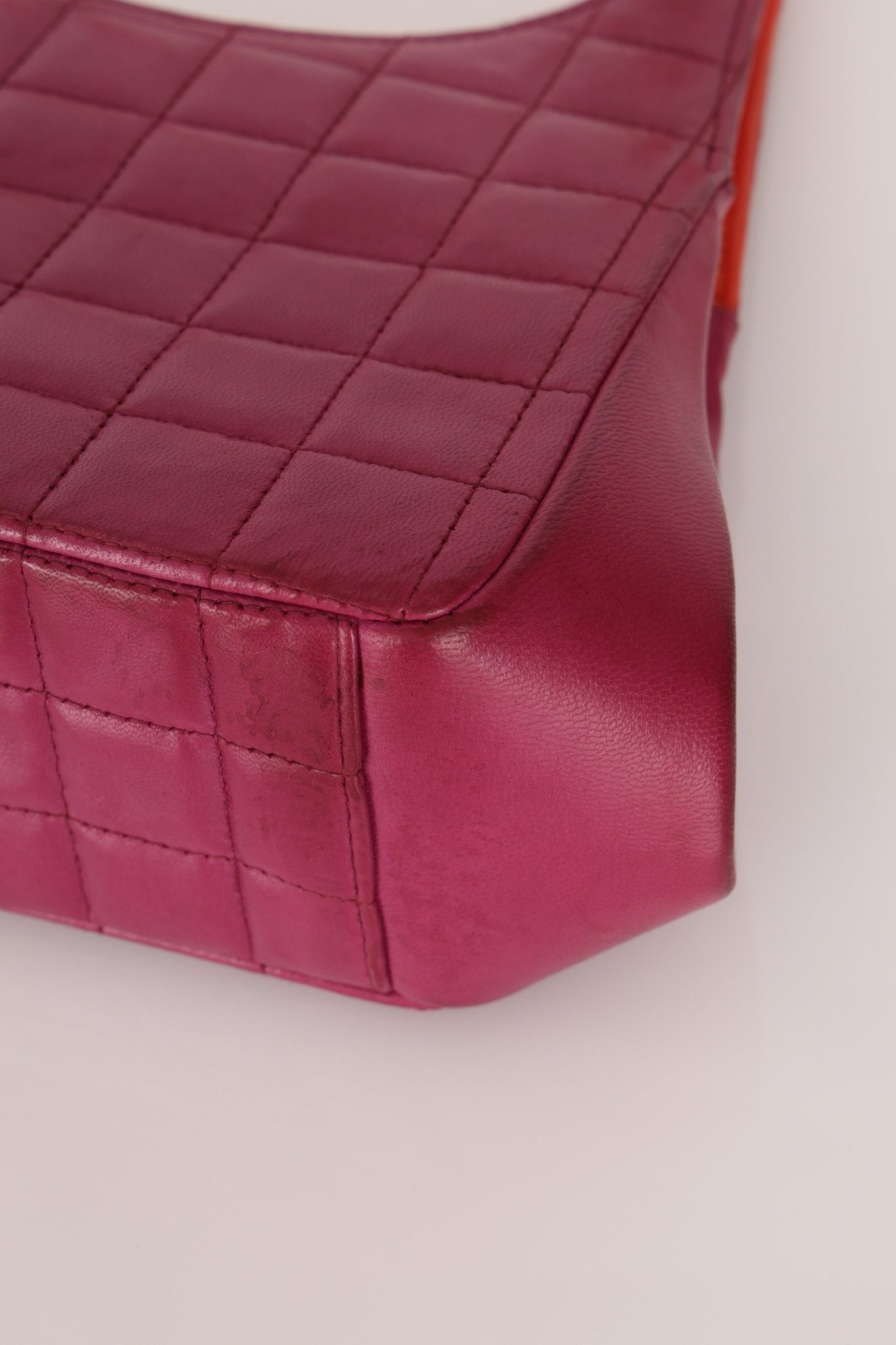 Chanel 2000 Lambskin Timeless Chocolate Bar Tote Shoulder Bag 24K GP - FashioNica