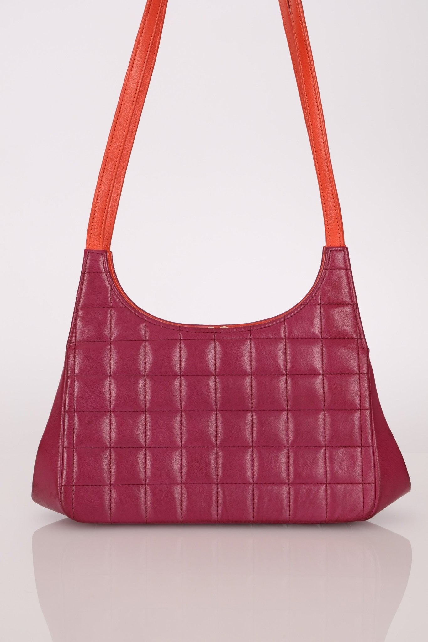 Chanel 2000 Lambskin Timeless Chocolate Bar Tote Shoulder Bag 24K GP - FashioNica