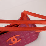 Chanel 2000 Lambskin Timeless Chocolate Bar Tote Shoulder Bag 24K GP - FashioNica