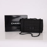 Chanel 2000 Nylon So Black Single Flap - FashioNica