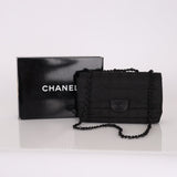 Chanel 2000 Nylon So Black Single Flap - FashioNica