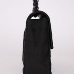 Chanel 2000 Nylon So Black Single Flap - FashioNica