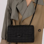 Chanel 2000 Nylon So Black Single Flap - FashioNica