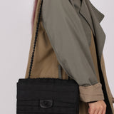 Chanel 2000 Nylon So Black Single Flap - FashioNica