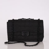 Chanel 2000 Nylon So Black Single Flap - FashioNica