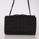 Chanel 2000 Nylon So Black Single Flap - FashioNica