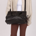 Chanel 2000 Vintage Chocolate Caviar Tote - FashioNica