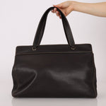 Chanel 2000 Vintage Chocolate Caviar Tote - FashioNica