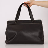 Chanel 2000 Vintage Chocolate Caviar Tote - FashioNica