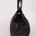 Chanel 2000 Vintage Chocolate Caviar Tote - FashioNica