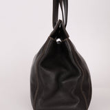 Chanel 2000 Vintage Chocolate Caviar Tote - FashioNica