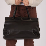 Chanel 2000 Vintage Chocolate Caviar Tote - FashioNica