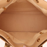 Chanel 2001 Beige Cerf Executive Medium Shopper Tote 24K GP - FashioNica