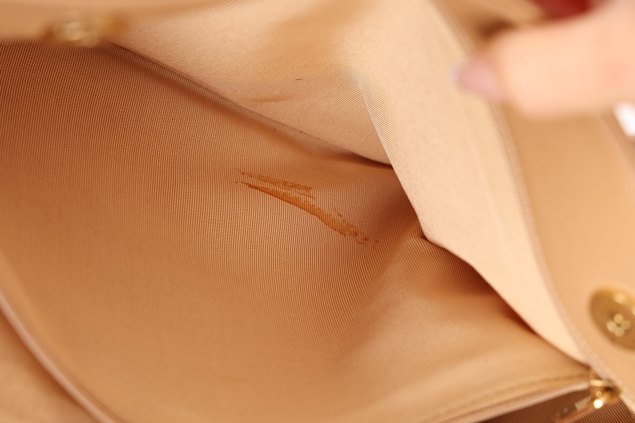 Chanel 2001 Beige Cerf Executive Medium Shopper Tote 24K GP - FashioNica