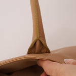 Chanel 2001 Beige Cerf Executive Medium Shopper Tote 24K GP - FashioNica