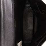 Chanel 2001 Black Large Caviar Flap Bag 24K GP - FashioNica