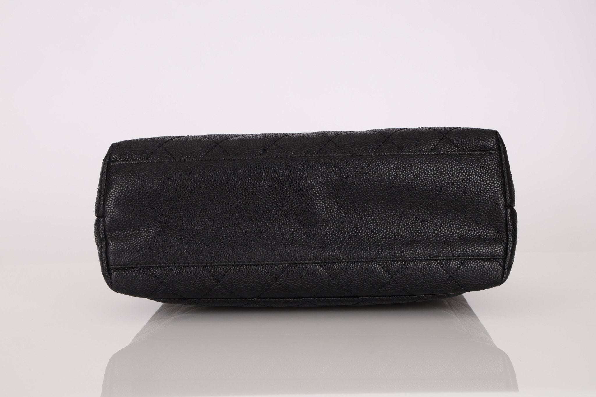 Chanel 2001 Caviar Kelly Top Handle 24k GP - FashioNica