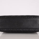 Chanel 2001 Caviar Kelly Turnlock Top Handle 24K GP - FashioNica