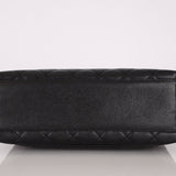 Chanel 2001 Caviar Kelly Turnlock Top Handle 24K GP - FashioNica