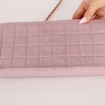 Chanel 2001 Lambskin Chocolate Bar East West Flap Bag 24k GP - FashioNica