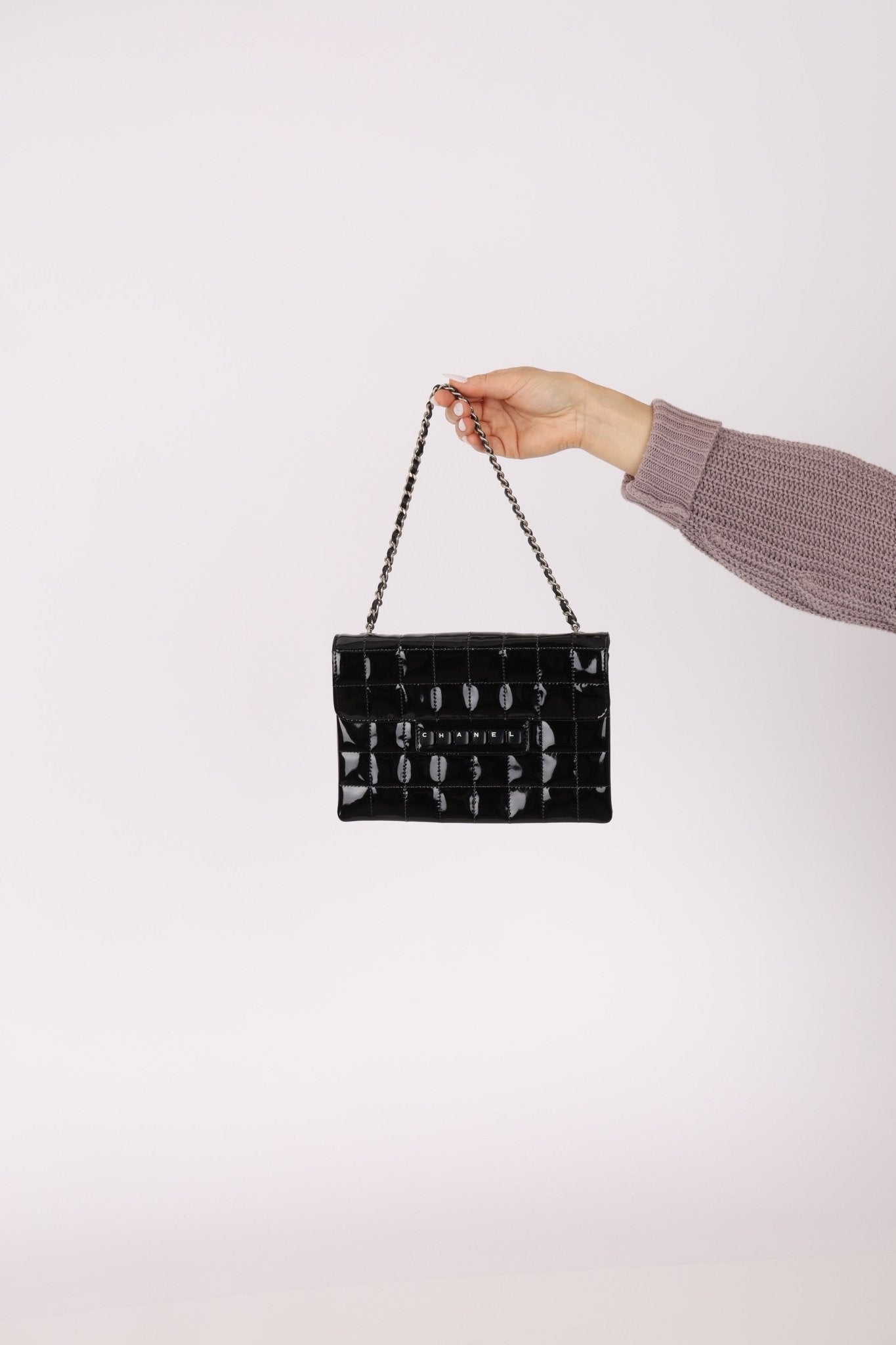 Chanel 2001 Patent Digital Keyboard Flap Bag - FashioNica