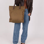 Chanel 2001 Travel Line North South Flat Tote - FashioNica