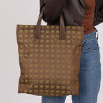 Chanel 2001 Travel Line North South Flat Tote - FashioNica