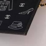 Chanel 2002 Canvas Icon Chain Pochette - FashioNica