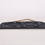 Chanel 2002 Canvas Icon Chain Pochette - FashioNica